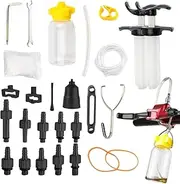 Cycling Brake Bleed Kit - Bicycles Brake Bleed Kit - Portable Bleeder Tool Set with Aluminum Body Bleeding Equipment for Sports Mountain Steering Bikes Rim Bicycles