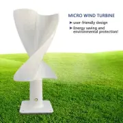 Micro Spiral Vertical Wind Power Lamp Generator Spiral Turbine Teaching Model