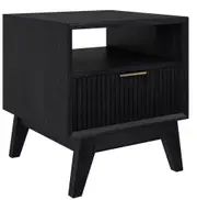 VI Ella Solid Timber 1 Drawer Lamp Table