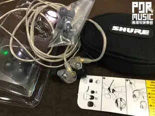 【搖滾玩家樂器】全新 公司貨保固 Shure SE215 線控 入耳式 專業 監聽耳機 耳機 透明色款