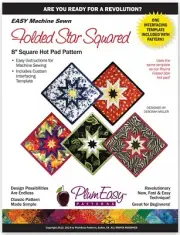 Square Folded Star Hot Pad From Plum Easy Patterns