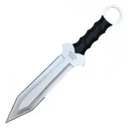 12” SPARTAIN FIXED BLADE KNIFE - SILVER