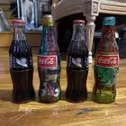 Vintage Coca-Cola Bottles 2 Stained Glass from ARUBA / 2 Regular Aruba
