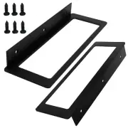 Home decor kitchen organization wall wine bottle rack shelf floating display