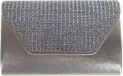 [CTM] Women's Rhinestone Studded Clutch Handbag