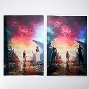Final Fantasy VII Rebirth set 2 pochettes transparentes