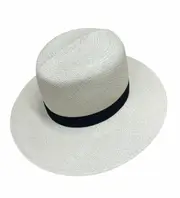 Hand Woven Panama Cooler Outback Hat Summer Breathable Waterproof - Natural