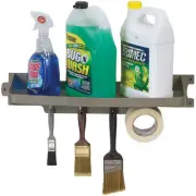 Suncast 24 In. Tool Rack & Shelf V757 Suncast V757 044365005942 Resin Gray