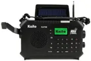 Kaito KA700 Bluetooth Dynamo & Solar Powered AM FM NOAA Radio w/ USB AC Adapter!