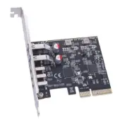 PCIE 4X USB Extension Card 10Gbps 2Port USB A + 3Port Type C Card for Computers