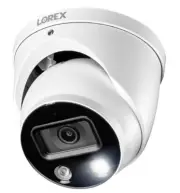 New Lorex 4K Ultra HD Dome Deterrence IP Camera E892DD Smart Motion Detection