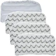 4pcs Mop Pads Replacement Reusable Stem Mop Pad Microfiber Washable Replacement Pad Compatible with Shark Steam Mop S1000 S1000a S1000c S1000wm S1001c (4pcs)