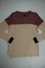 Women’s Day Trip Mauve Macadamia Long Sleeve Henley Top Medium NEW! NWT