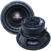 (2) AMERICAN BASS ELITE 12” DUAL 4-OHM CAR AUDIO SUBWOOFERS WOOFER SUBS (1 PAIR)