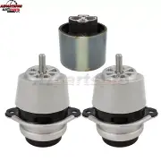 Front L & R Engine & Trans Mount Set 3PCS 04-17 for Volkswagen Touareg, Audi Q7 (for: Audi)