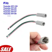 For Yamaha MT-03 MT-07 3 Wire Cables Turn Signal Light Leads Plug&Play Connector