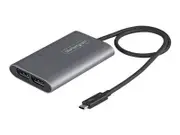 Thunderbolt 3 to Dual DisplayPort Adapter DP 1.4, Dual 4K 60Hz or Single 8K/5K Thunderbolt 3 to DP Adapter
