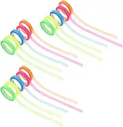 COMNESTBI 15Rolls Removable Fluorescent Tape Multi Use Highlighter Tape for Books Transparent Page Markers for Annotating and Guided Reading