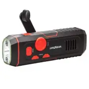 Dorcy LG38-60675-RED Life+Gear StormProof Crank Flashlight