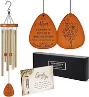 Wind Chimes for Mothers Day, Mom Birthday Gifts from Daughter, Son - Long Distance Gifts, Mothers Day Wind Chime for Mom - Patio, Garden Decor - Large Wind Chimes for Outside Indoor Outdoor 28 Inches