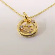 Zodiac Necklace-60cm pandora Golden Plated Capricorn