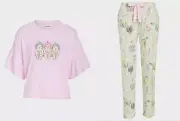 NEW PETER ALEXANDER MAY GIBBS GUMNUT BABIES RUFFLE PJ TOP & PANTS L RRP$149.90