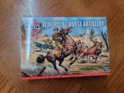Airfix A00731V 1/76 scale WWI Royal Horse Artillery plastic figure set, NEW