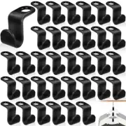 200 PCS Clothes Hanger Connector Hooks,Plastic Cascading Hanger Hooks,Space S...