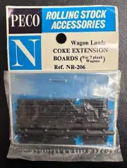 NR-206 -Wagon Loads Coke Extension Boards (Set of 4) (N Gauge)