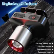 Headlamp Portable Long Endurance Ultra Bright LED Outdoor Hot Light Battery C7J2