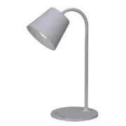 Realspace Kessly LED Desk Lamp With USB Port, 15-3/4"H, Gray