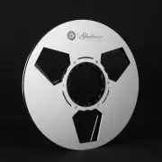 New One 10.5" Black Silver Aluminium Empty Tape Reels For R2R Tape Recorders