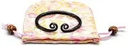 [Zen Dear] Monkey King Sun Wukong Gold Band Shape Bracelet Stone Monkey Golden Hoop Plated Narrow Open Cuff Bangle
