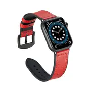 PU Leather Premium Watch Strap is Suitable For Apple 1/2/3/4/5/6 Generation 38/40/41MM - Red