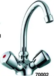 Scandvik Swivel J-Spout Galley Mixer 70002
