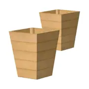 2pc Winawood Planter Pot Large 55x43cm Home/Garden Decor Display New Teak