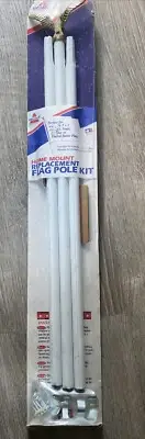 Bissell Flag Pole Kit 6F-Wall Mounting Flag Pole/Bracket-NEW