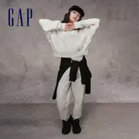 在飛比找蝦皮商城優惠-Gap 女裝 Logo純棉帽T-白色(810617)