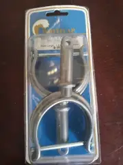 Whitecap Ribbed Oarlock Horns Natural Zamac Horn I.D. 1 3/4 Shank Dia 1/2