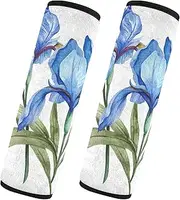 GAIREG Blue Irises Car Accessories Seatbelt Covers Seatbelt Shoulder Pad Adults