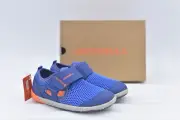 Boy's Merrell Bare Steps H2O Shoes in Blue Orange Size 10