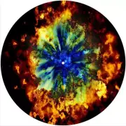 Slipmat Slip Mat Pad Felt for any 12" Turntable LP DJ Record Player EXPLOSIVE 7
