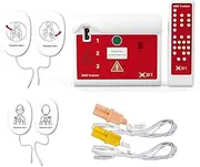 AED Trainer, XFT-120C Defibrillator Training Kit for ALS course and CPR skills, Essentials CPR Training Device in English and Chinese for Defibrillator Trainee Beginner, 10 Different Scenarios
