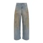 [Acne Studios] Acne Studios-Mid Blue Penicillin Cotton Jeans-Donna XS STAND