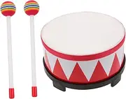 SWOOMEY 8-inch Boys and Girls Children Musical Hand Drum Educational Percussion Instrument Toy Snare Drum Set