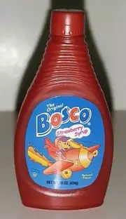 5 SURPRISE MINI BRANDS FAKE FOOD MINIATURE BOSCO STRAWBERRY SYRUP BOTTLE REPLICA
