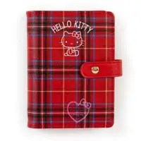 在飛比找Yahoo!奇摩拍賣優惠-♥小花凱蒂日本精品♥HelloKitty坐姿側姿紅色格紋20