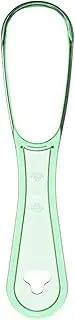 Adult Tongue Cleaners Scraper Care Mouth Tool Hygiene Brush Simple Useful Double Sided Reusable Coated Kids Travel, Light Green