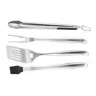 Stainless Steel Baking Utensil Set Convenient BBQ Tong Griddle Accessories Kit