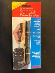 Sunpak Camera Camcorder Lens Cleaner Optical Lenses LensPen Carbon Compound